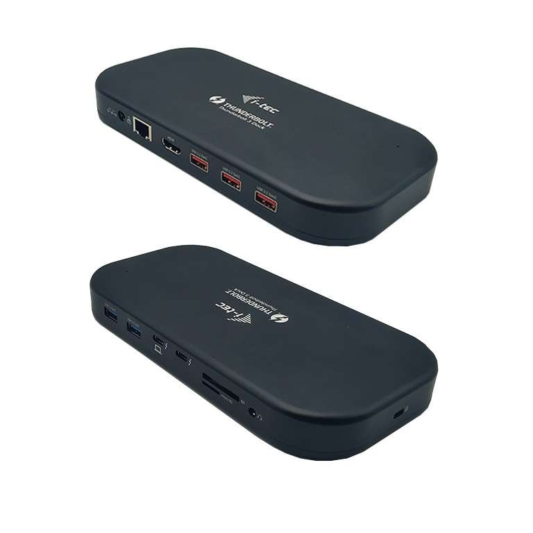 Docking Station i-tec Thunderbolt 3 2x Display 4K com alimentação até 60W - s/Carregador