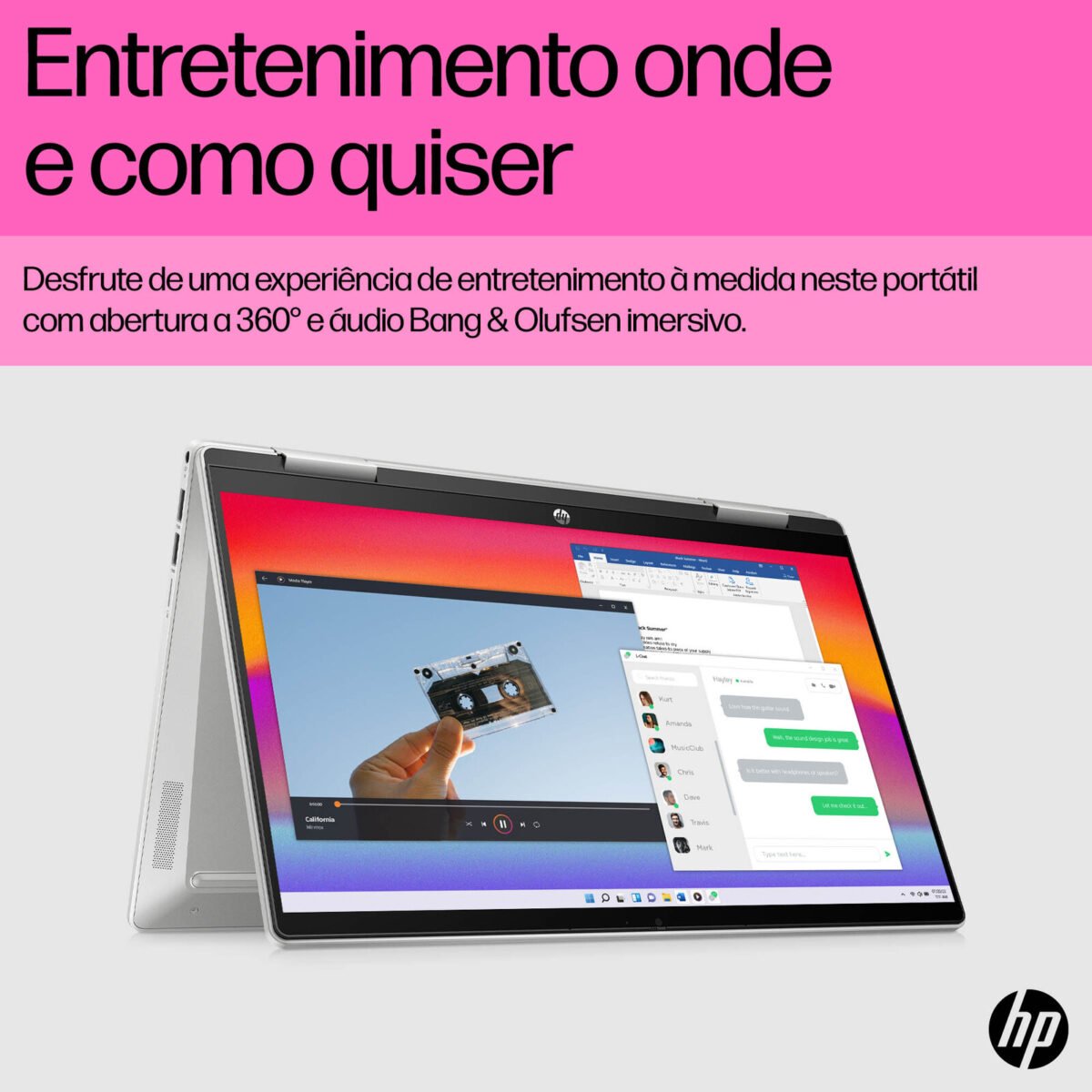 Portátil HP Pavilion x360 2-in-1 14-ek1014np 14'' Touch FHD i7-1355U 16GB 1TB W11H - Image 8