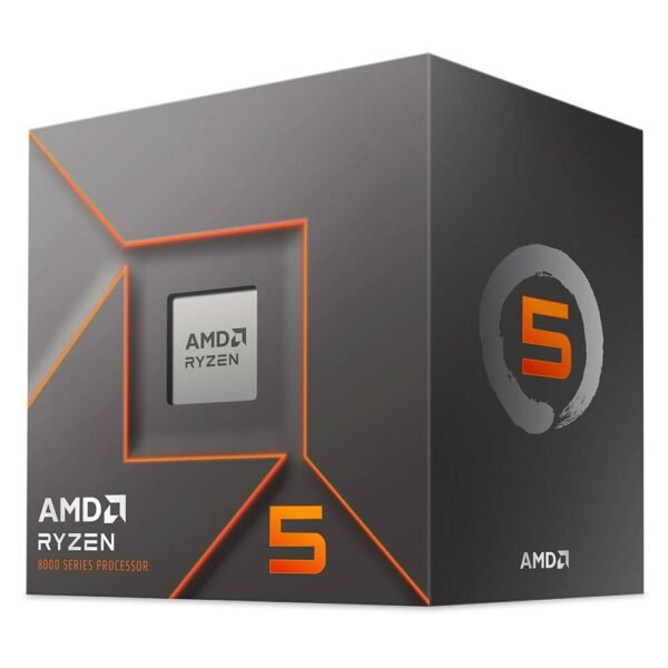 Processador AMD Ryzen 5 8400F "Zen 4" 6-Core 4.2GHz c/ Turbo 4.7GHz 22MB Cache SktAM5