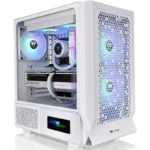 Caixa ATX Thermaltake Ceres 330 Tg Argb Snow 2xUSB 3.0 s/ fonte de alimentação Branca - Image 3