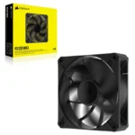 Single Pack Ventoinha Suplementar Corsair RS120 MAX PWM 120mm Preta - Image 2