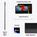 Apple iPad Pro 2024 11" Wifi 2TB Preto Sideral - Image 2