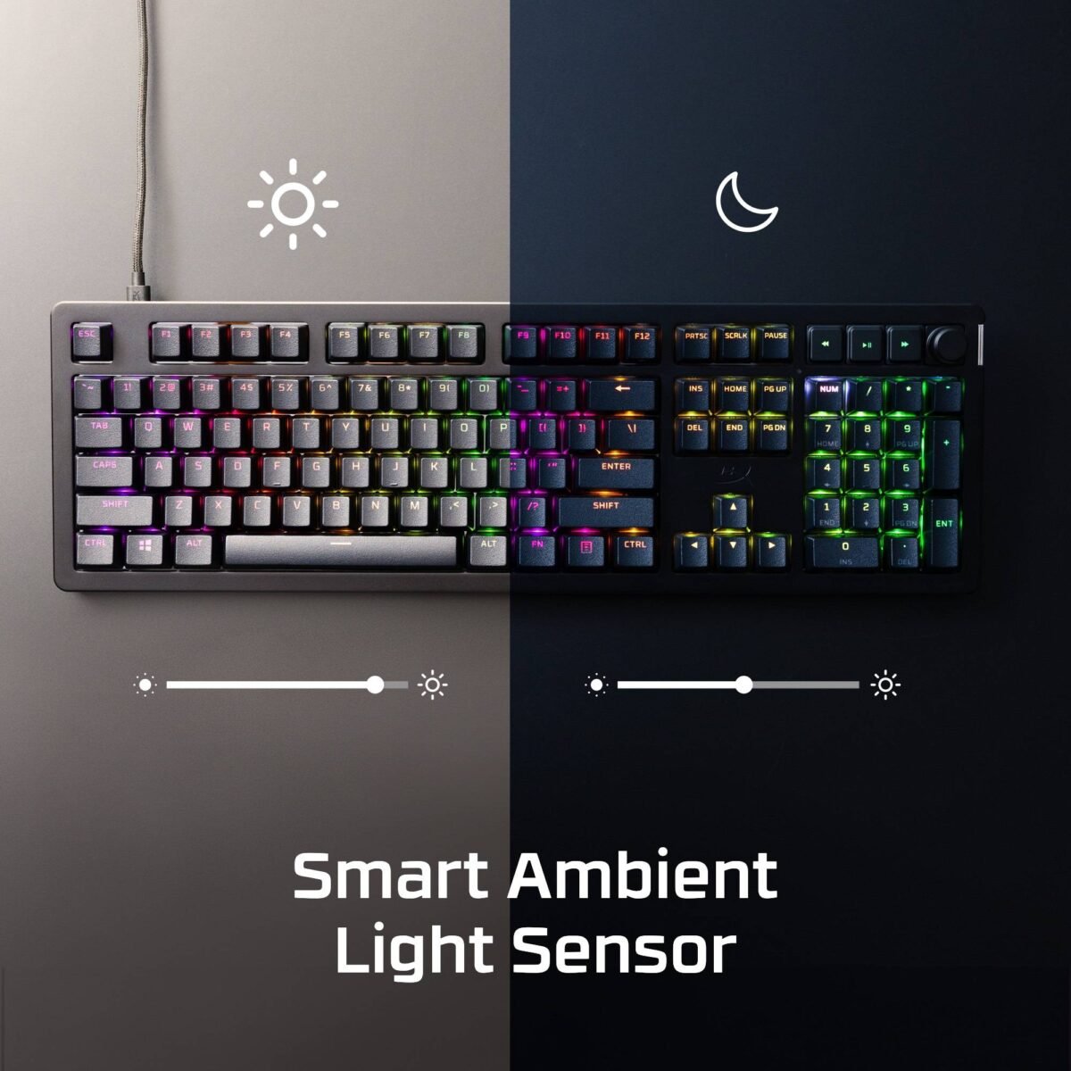 Teclado Mecânico HyperX Alloy Rise Gaming Linear Switches US Preto - Image 3