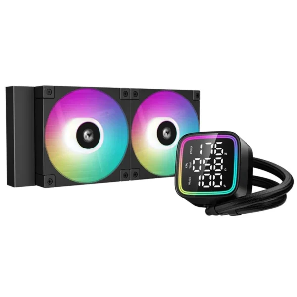 Water Cooler DeepCool LD240 ARGB 240mm Digital Preto
