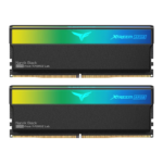 Memória Ram Team Group Kit 48GB (2 x 24GB) DDR5 8000MHz Xtreem ARGB Preto CL38