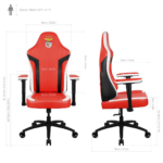 Cadeira Gaming ThunderX3 EAZE - Benfica Edition - Image 2