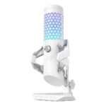 Microfone Asus ROG Carnyx Condensador Cardioide Profissional Gaming RGB Branco - Image 3