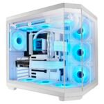 Caixa ATX Mars Gaming MC-3TCORE Tempered Glass Branca