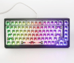Teclado Mecânico Ducky Tinker75 75% RGB Black MX Speed Silver (PT)