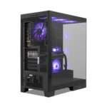 Caixa ATX Nox Hummer Glock Frameless Glass ARGB Preta - Image 3