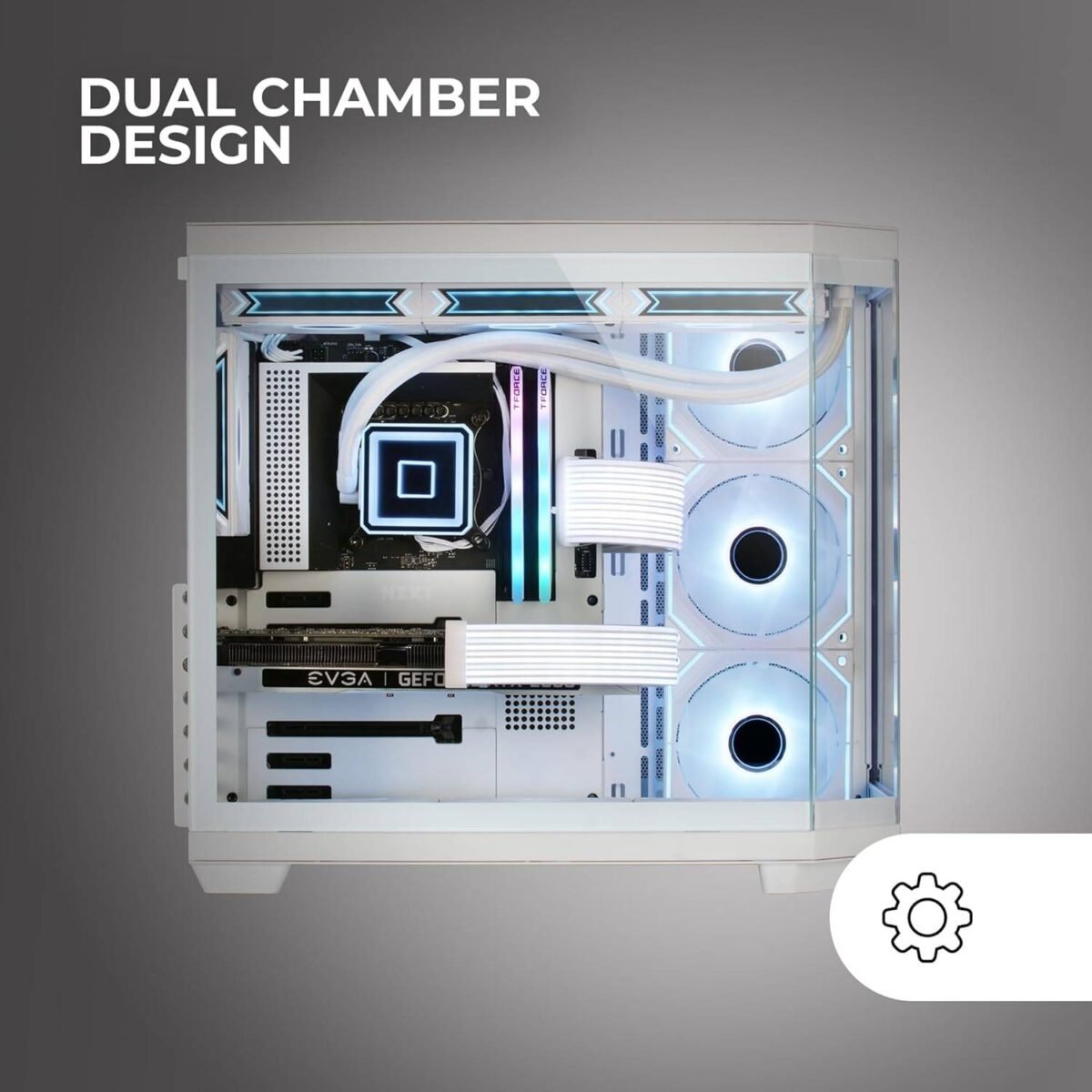 Caixa ATX Mars Gaming MC-3TCORE Tempered Glass Branca - Image 5