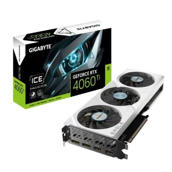 Placa gráfica Gigabyte GeForce RTX 4060 Ti EAGLE OC ICE 8G/ 8GB GDDR6