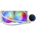 Water Cooler CPU MARS GAMING ML-ONE240 AIO 2X12CM FRGB FAN INFINITY MIRROR Branco