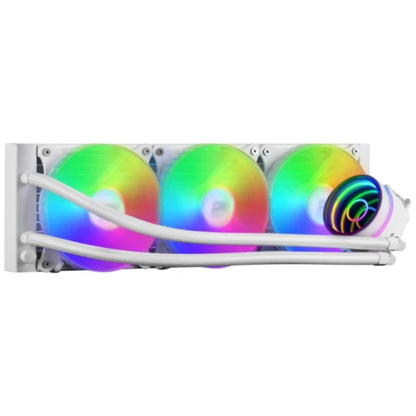 Cooler Mars Gaming MLONE360 FRGB Infinity Mirror Liquid Branco
