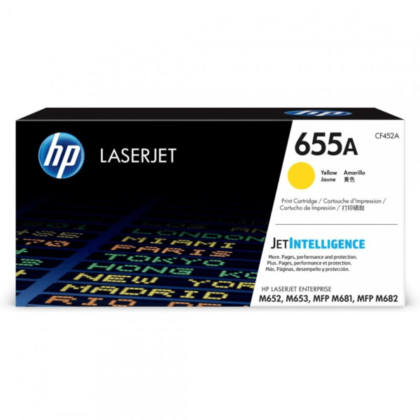 Toner HP LaserJet Original 655A Amarelo