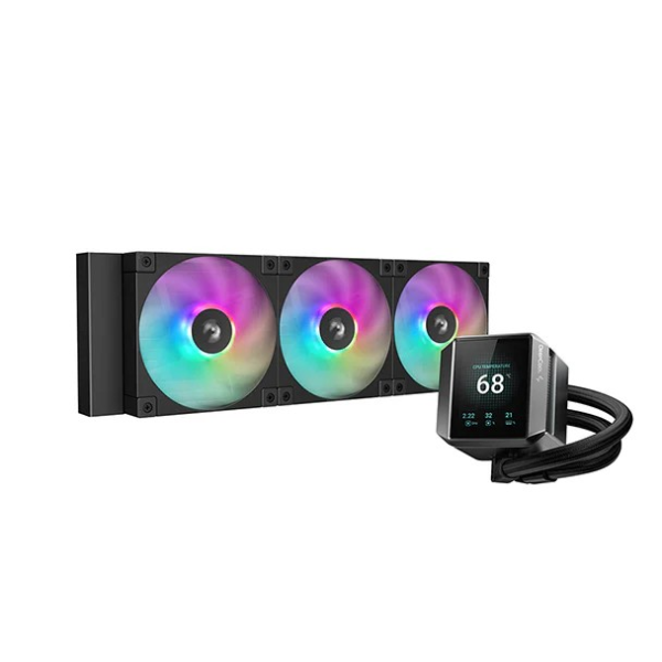 Water Cooler DeepCool Mystique 360 ARGB Display 2.8″ IPS TFT LCD 350mm Preto