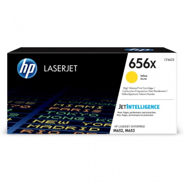 Toner Original HP 656X Alta capacidade Amarelo