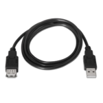 Cabo USB USB AISENS A101-0016 2.0 1,8 m USB A Preto - Image 2