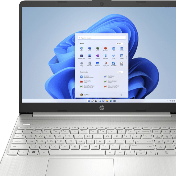 Portátil HP 15s-fq5023np 15.6" i7-1255U 512GB 16GB Prateado W11H