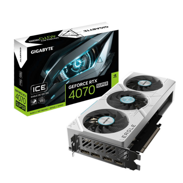 Placa Gráfica Gigabyte RTX 4070 Super Eagle OC Ice 12GB GDDR6X DLSS3