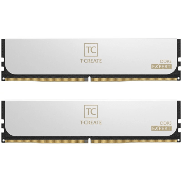 Memória Ram Team Group Kit 32GB (2 X 16GB) DDR5 6400MHZ T-CREATE Expert Branco CL32