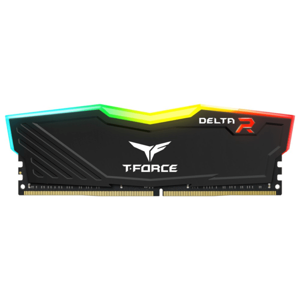 Memória Ram Team Group T-Force DELTA RGB 16GB DDR4 3600Ghz CL18 Preta