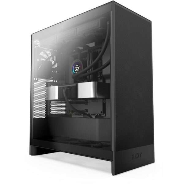 Caixa ATX NZXT H7 Flow (2024) All Black Vidro Temperado