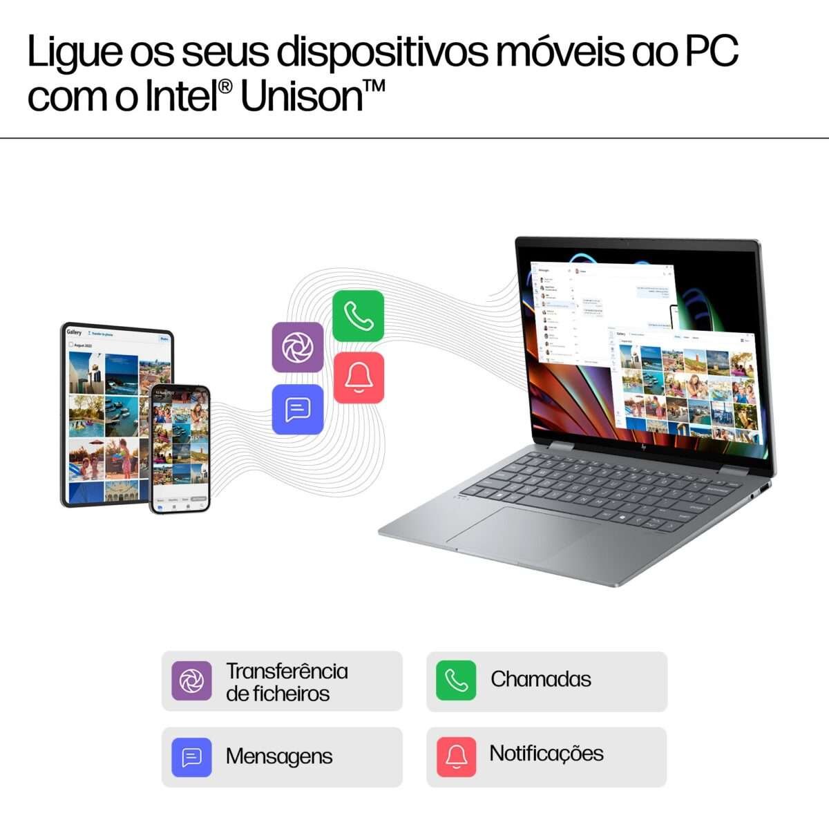 Portátil HP Envy x360 2-in-1 14-fc0002np Ultra 7 155U 14" 2.8K OLED 32GB 1TB W11H - Image 7