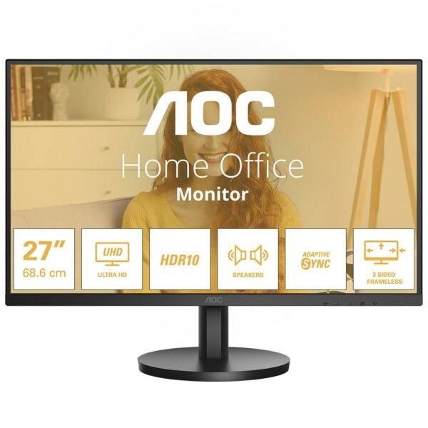 Monitor AOC U27B3A IPS 27" 4K UHD 16:9 60Hz 4 ms Adaptive-Sync