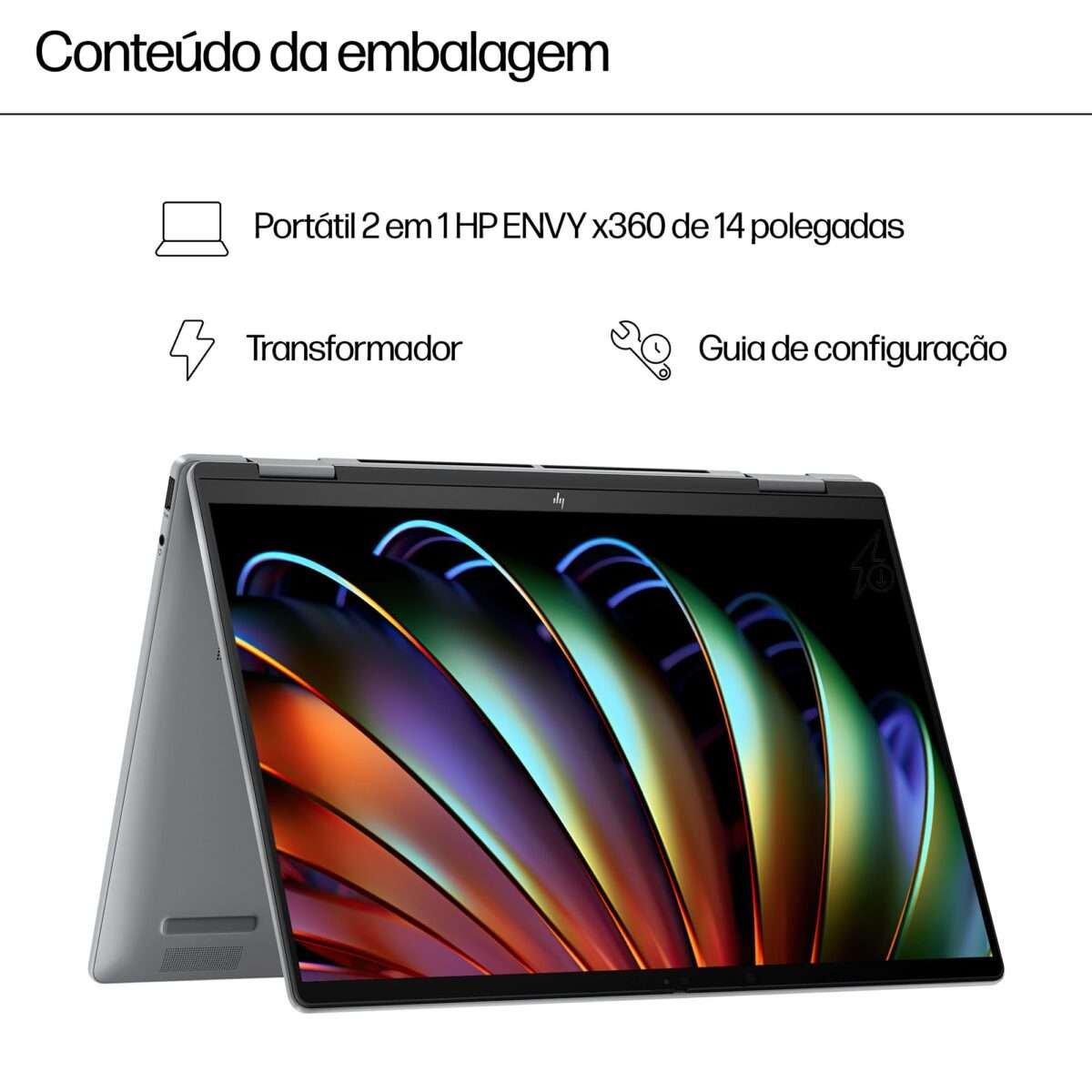 Portátil HP Envy x360 2-in-1 14-fa0005np R7 8840HS 14" 2.8K OLED 16GB 1TB W11H - Image 2
