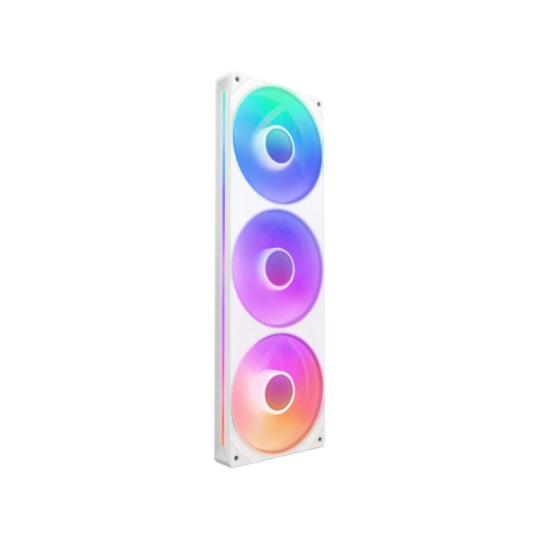 Ventoinha NZXT F360 RGB Core UNIBODY Brancas - Tripla Ventoinha 120mm ( 360mm )