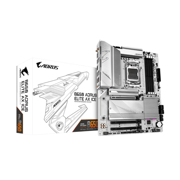 Motherboard GIGABYTE B650 AORUS ELITE AX ICE AMD B650 Ranhura AM5 ATX