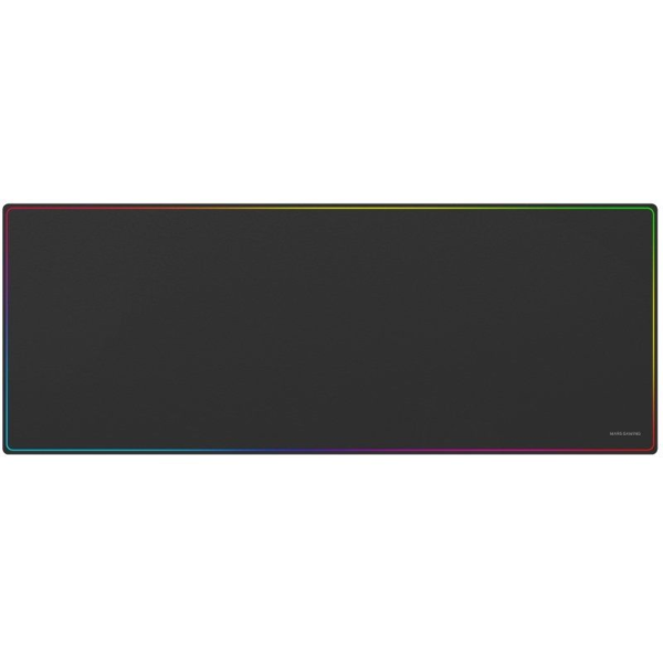 Tapete de Rato (Mousepad) Mars Gaming MMP224 Rainbow Line Edge Design XXL Preto