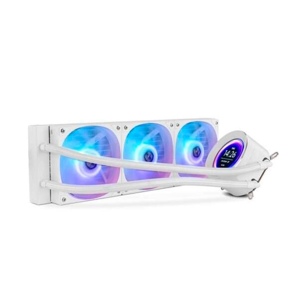 Water Cooler CPU Nox Hummer X-360 LCD RGB All-In-One Branco