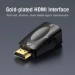 Adaptador Vention Conversor HDMI Macho para VGA Fêmea com Áudio Jack 3.5mm - Image 3