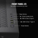Caixa ATX Corsair 3500X Semi Torre Vidro Temperado USB-C Preta - Image 2