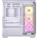 Caixa ATX Corsair iCUE LINK 3500X RGB Semi Torre Vidro Temperado USB-C Branca - Image 6