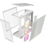 Caixa ATX Corsair iCUE LINK 3500X RGB Semi Torre Vidro Temperado USB-C Branca - Image 5