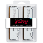 Memória Ram Kingston 32GB (2x 16GB) DDR5 FURY Beast 6000MHz CL36 White RGB - Image 2