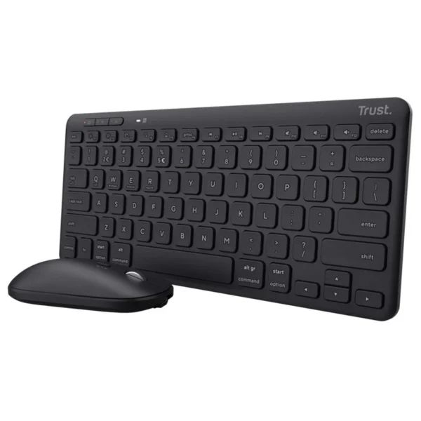 Teclado e Rato Sem Fios Trust Lyra Multi-Dispositivos