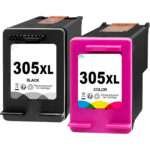 Conjunto 2 Tinteiros Reciclados HP 305 XL