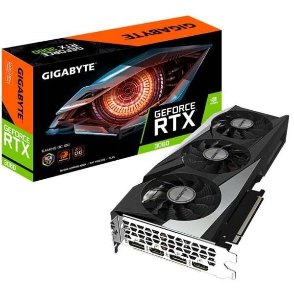 Placa Gráfica Gigabyte GeForce RTX 3060 Gaming OC 12GB GDDR6