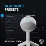 Microfone Logitech G Yeti Orb Condenser RGB Gaming com Lightsync Branco - Image 4