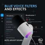 Microfone Logitech G Yeti GX Dynamic RGB Gaming com Lightsync Branco - Image 2