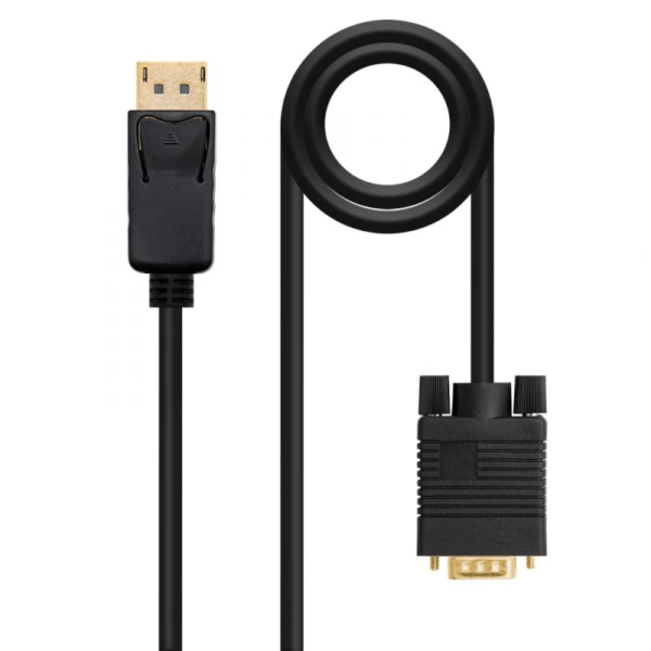 Cabo Conversor Nanocable DisplayPort/M > VGA/M 2 M Preto