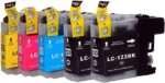 Conjunto 5 Tinteiros Brother LC123 Compatíveis - Image 2