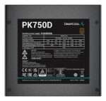 Fonte de alimentação DeepCool PK750D 750W ATX 80 PLUS Bronze Preto - Image 4
