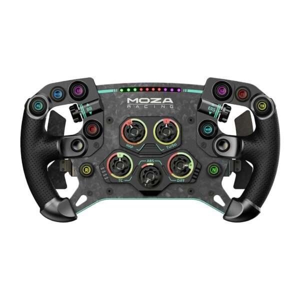 Volante Moza Racing GS V2P Pele-Microfibra PC