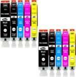 Conjunto 10 Tinteiros Canon PGI-580 / CLI-581 Compatíveis - Image 2