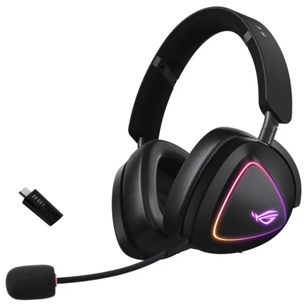 Headphones ASUS ROG Delta II Bluetooth sem fios para jogos